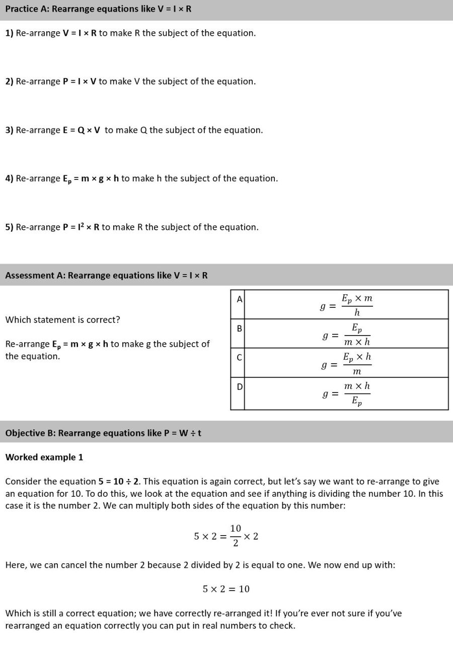 Maths in Physics resources – Science Doctor